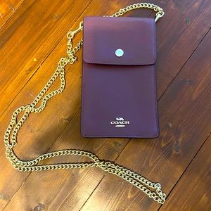 Plum Coach  phone wallet